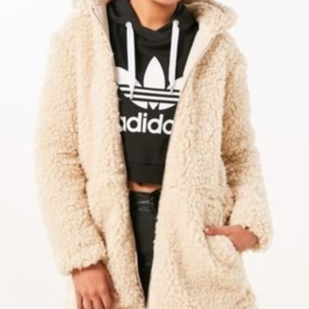 UO Ecote Ziggy Oversized Sherpa Coat M/L